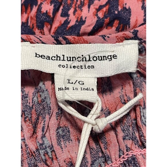 Beachlunchlounge Talia Smocked Long Sleeve Mini Dress or Tunic Size Large Boho - Picture 6 of 10